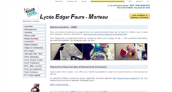 Desktop Screenshot of lycee-morteau.org