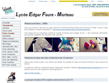 Tablet Screenshot of lycee-morteau.org